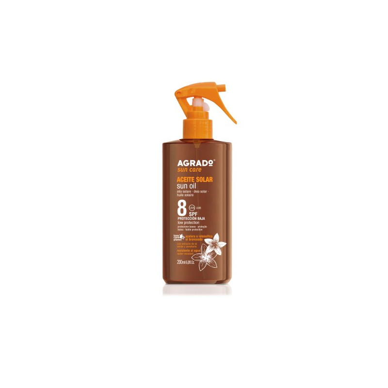 Agrado Aceite Solar 200 ml  Spf-8