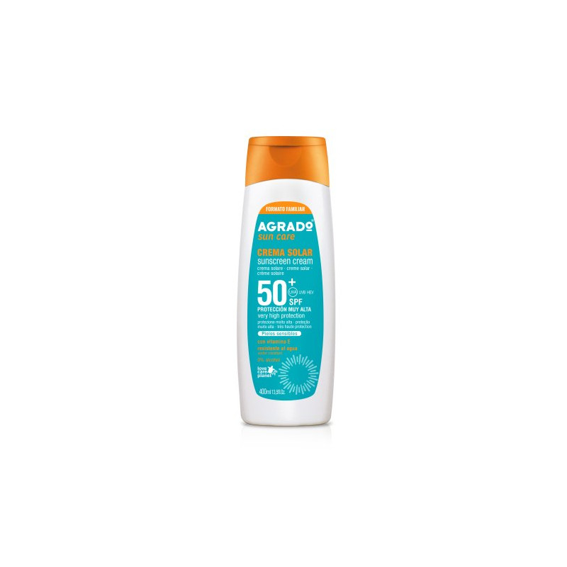 Agrado Solar Crema Piel Sensi. 400 ml Spf50+