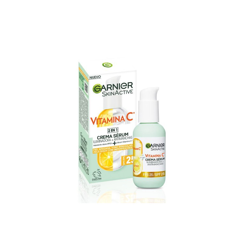 Garnier Skin Vitamina C 50 ml Crema Serum Prevencion 
