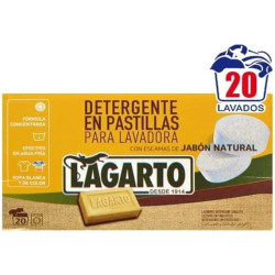 Lagarto Detergente Pastillas (20 Ud) Jabon