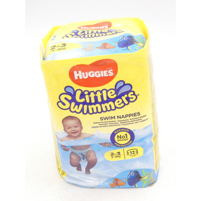 Huggies Little Swimmer Pañales T/2-3 (12 Ud) 3-8 Kg