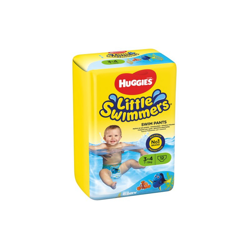 Huggies Little Swimmer Pañales T/3-4 (12 Ud) 7-15 Kg