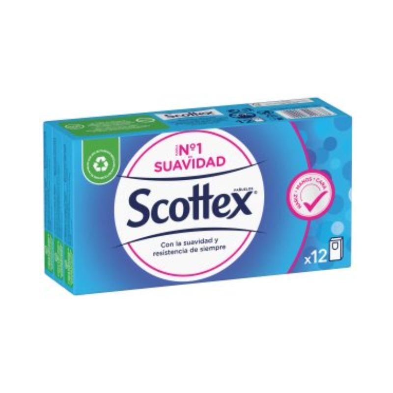 Scottex Pañuelo 4 Capas 12 Ud