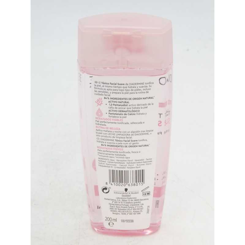 Diadermine Tonico Facial 200 ml Suave 