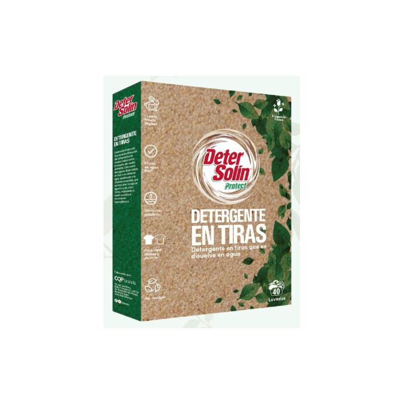 Detersolin Detergente Tiras (40 Dosis)