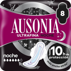 Ausonia Compresas Air Dry Noche Ultrafina Alas (8)