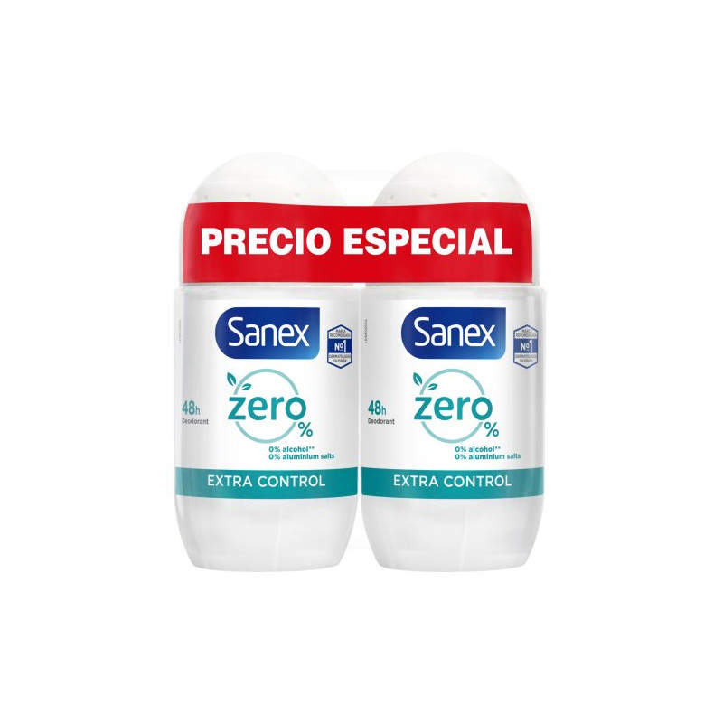 Sanex Deo. Roll On Zero% Extracont Duplo(*)