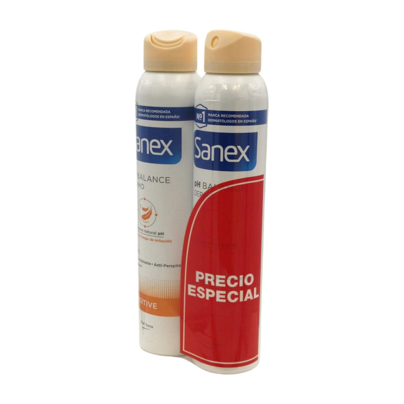 Sanex Deo. Spray 200 Sensitive Duplo(*)