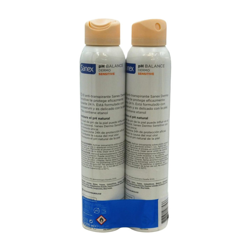 Sanex Deo. Spray 200 Sensitive Duplo(*)