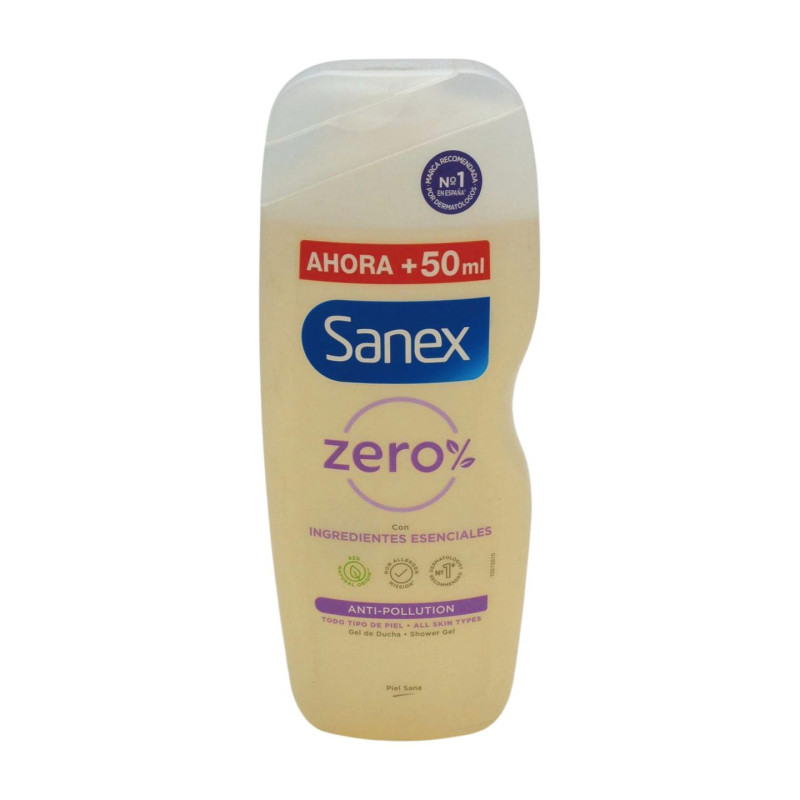 Sanex Gel 600 ml Biome Zero% Antipolucion