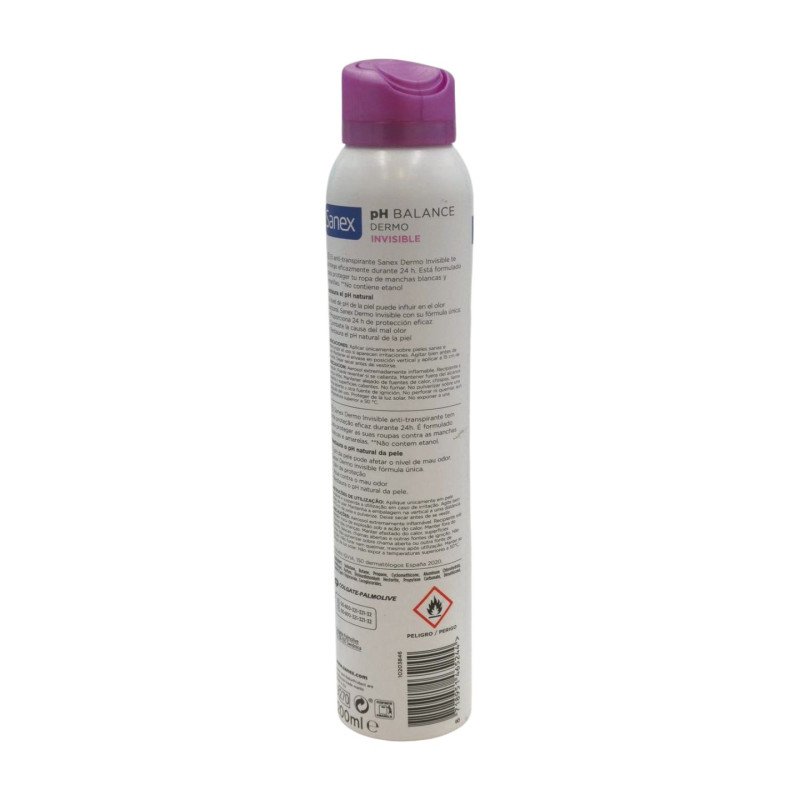 Desodorante  Spray 200 ml Invisible