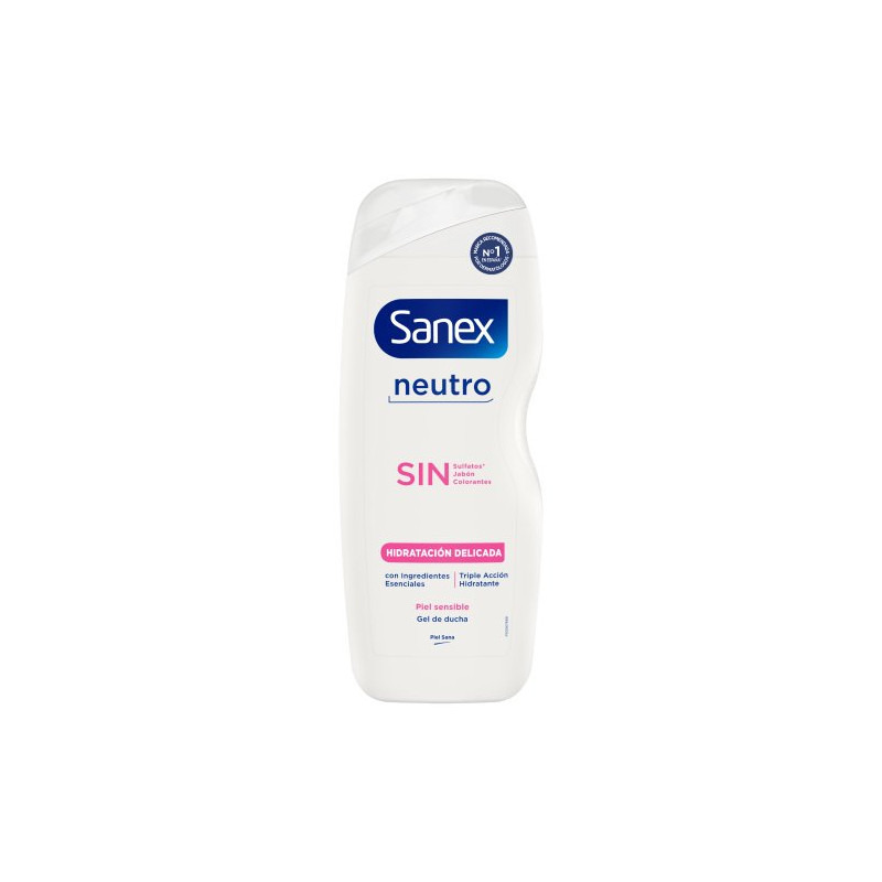 Sanex Gel 600 ml Neutro Hidratacion Delicada