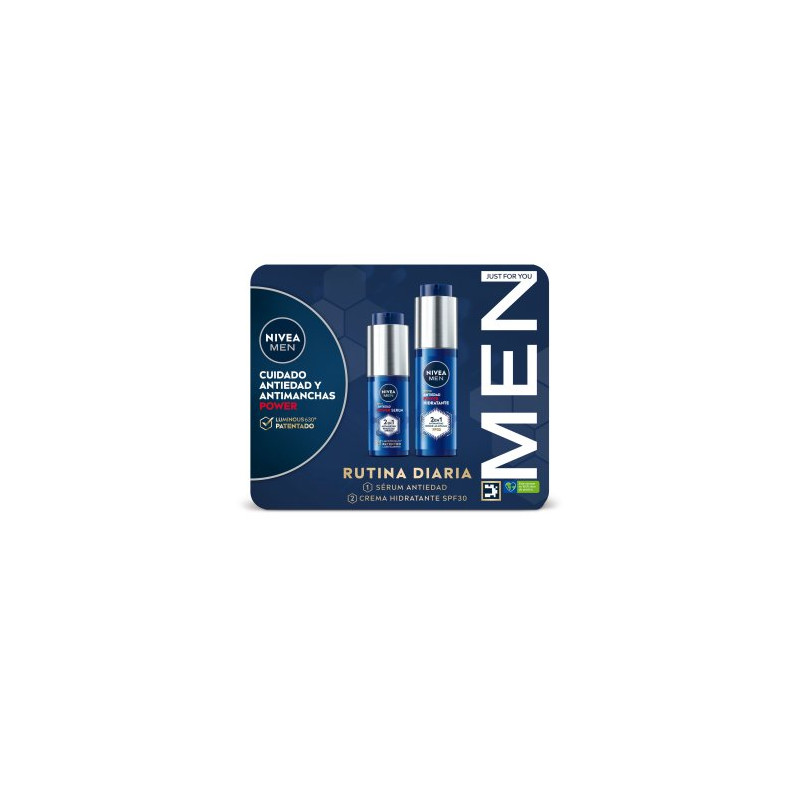 Men Neceser Power (Crema Fp 30 + Serum 2en1)