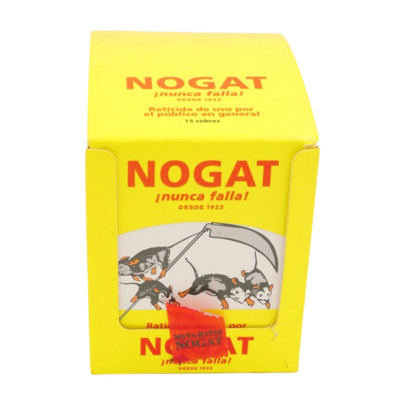 Nogat Raticida Polvo Sobres 10 Gr