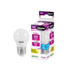 Cegasa Led Esferic 6W E27 Fria (B1)