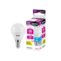 Cegasa Led Esferic 8W E14 Fria (B1)