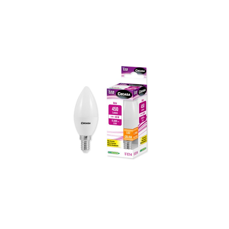 Cegasa Led Vela 6W E14 Cali (B1)  