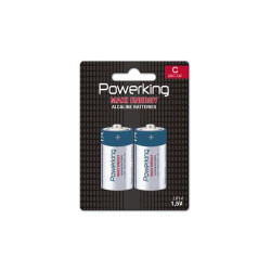 Powerking 2 Pila Alcalina Lr-14 C 