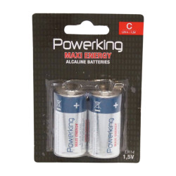 Powerking 2 Pila Alcalina Lr-14 C 