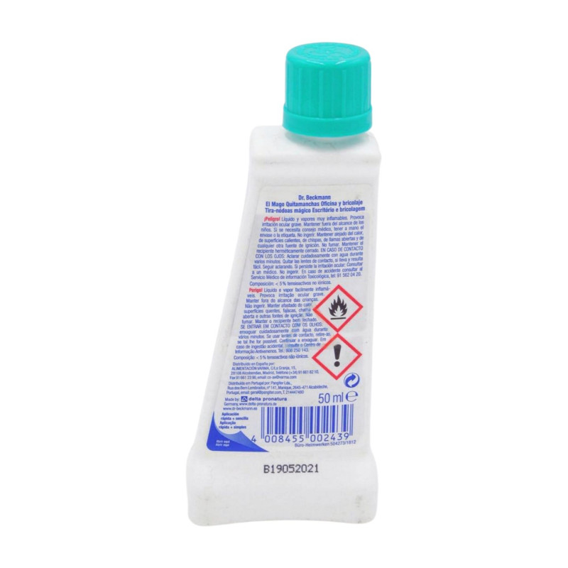 Dr Beckmann Quitamanchas Oficina Y Bricolaje 50 ml