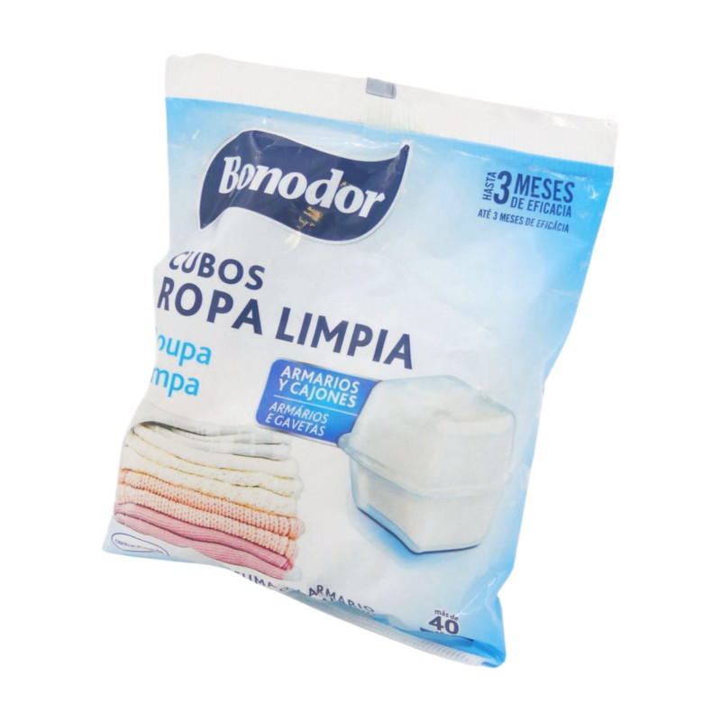 Bonodor Antipolilla 20 Cubos Ropa Limpia