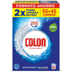 Colon Detergente Polvo Activo (50+45D) Maleta