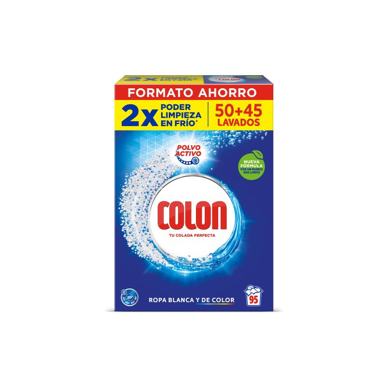 Colon Detergente Polvo Activo (50+45D) Maleta