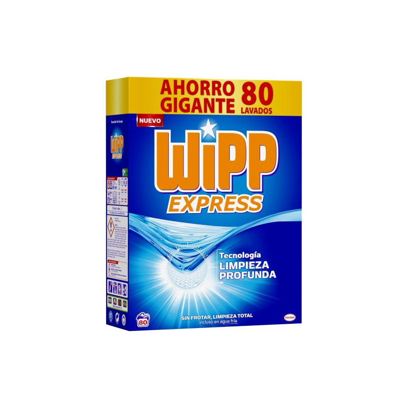 Wipp Express Detergente Polvo Maleta (80 D)