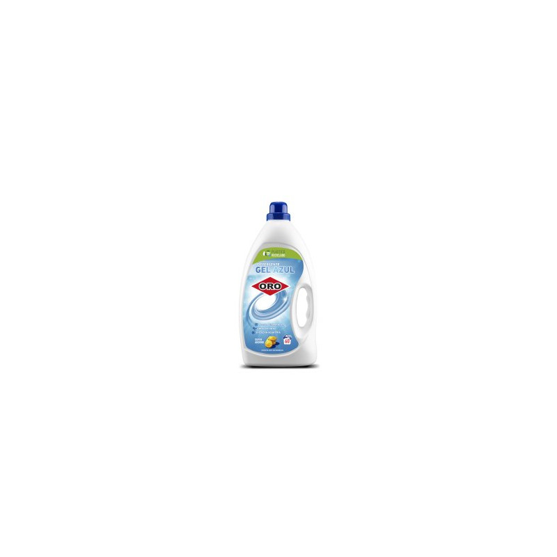 Oro Detergente Liquido 4 L Gel Azul (60 Dosis)