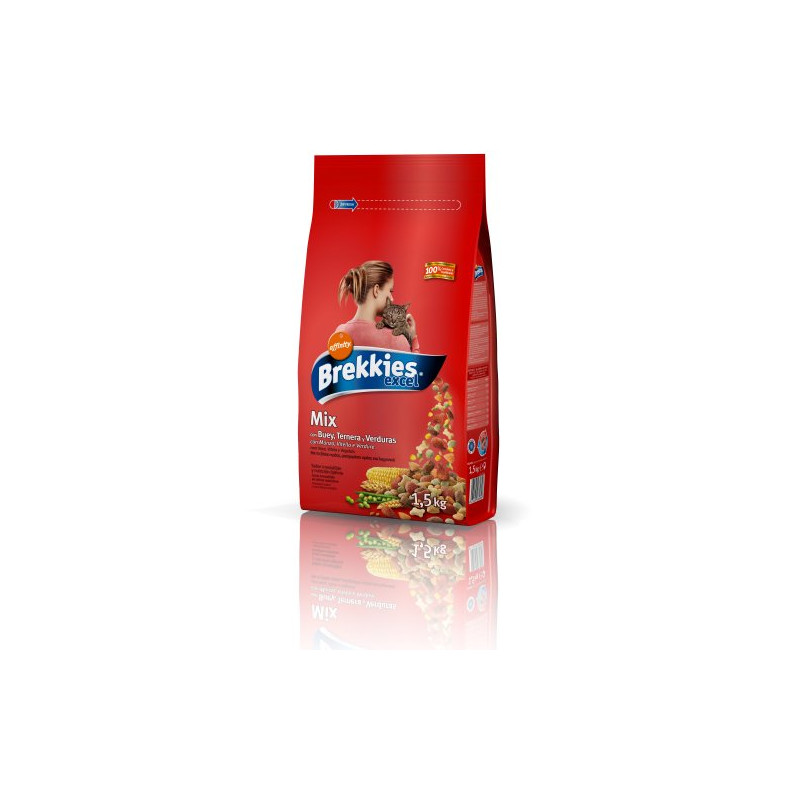 Pienso Gatos 1.5Kg Mix Carne