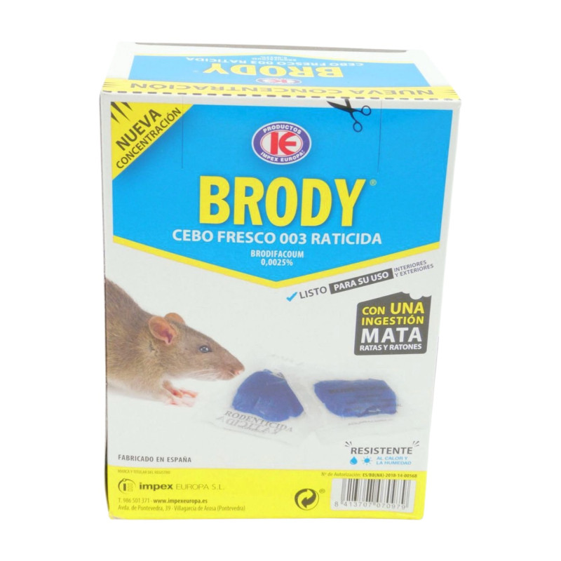 Brody Cebo Fresco 003 Raticida 500 Gr