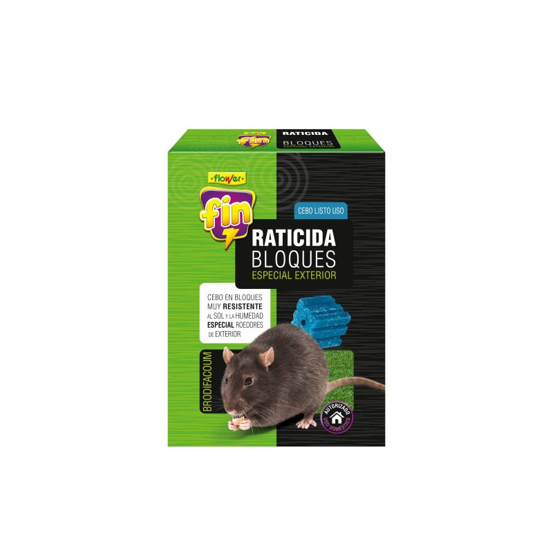 Flower Raticida Bloques 250 Gr 