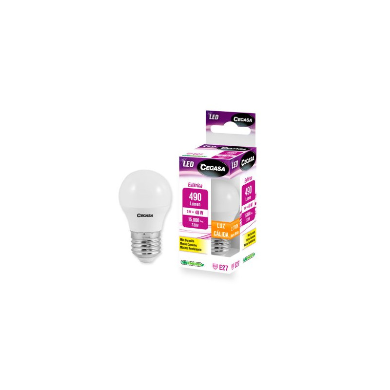 Cegasa Led Esferic 6W E27 Cali (B1)