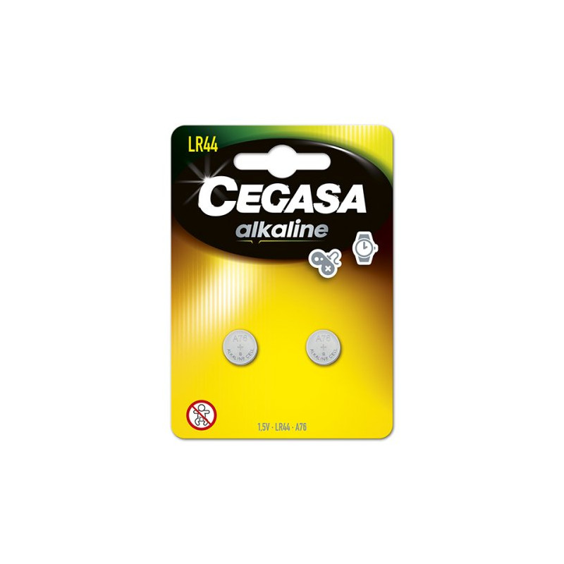 Cegasa Pila Boton Lr44 1.5V (2) 