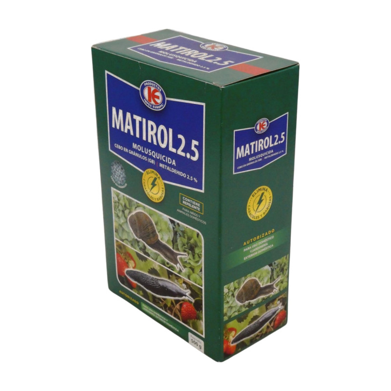 Matirol Anti Caracoles Y Babosas Granulado 500 Gr 
