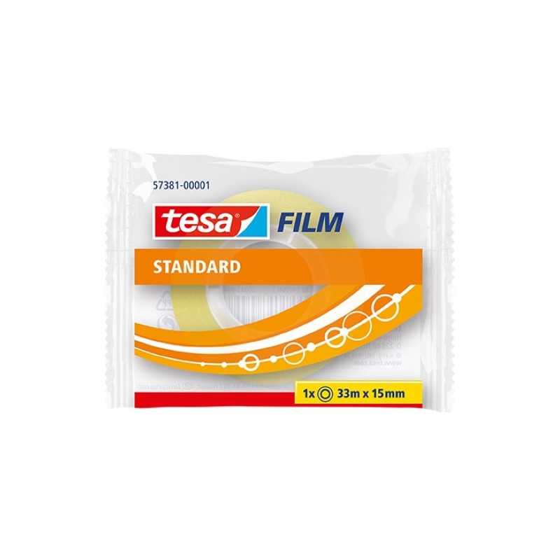 Tesa Film Celo Cinta Adhesiva Standard 33mx15mm