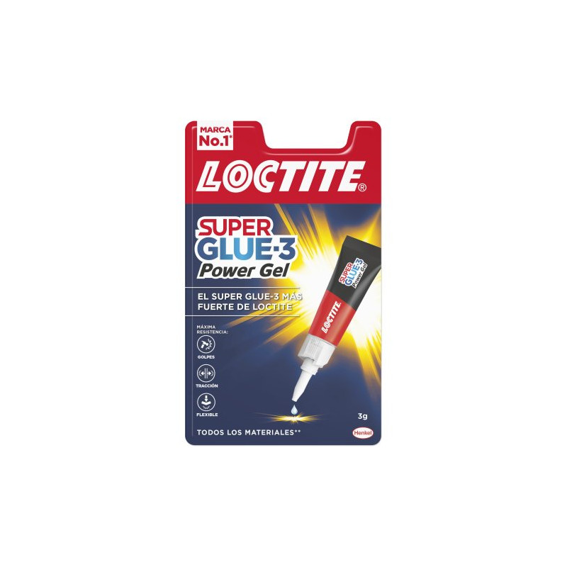 Loctite Pegamento Super Glue 3 Power Gel 3 Gr
