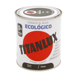 Titanlux Esmalte Agua Eco. 750 ml N/Mate