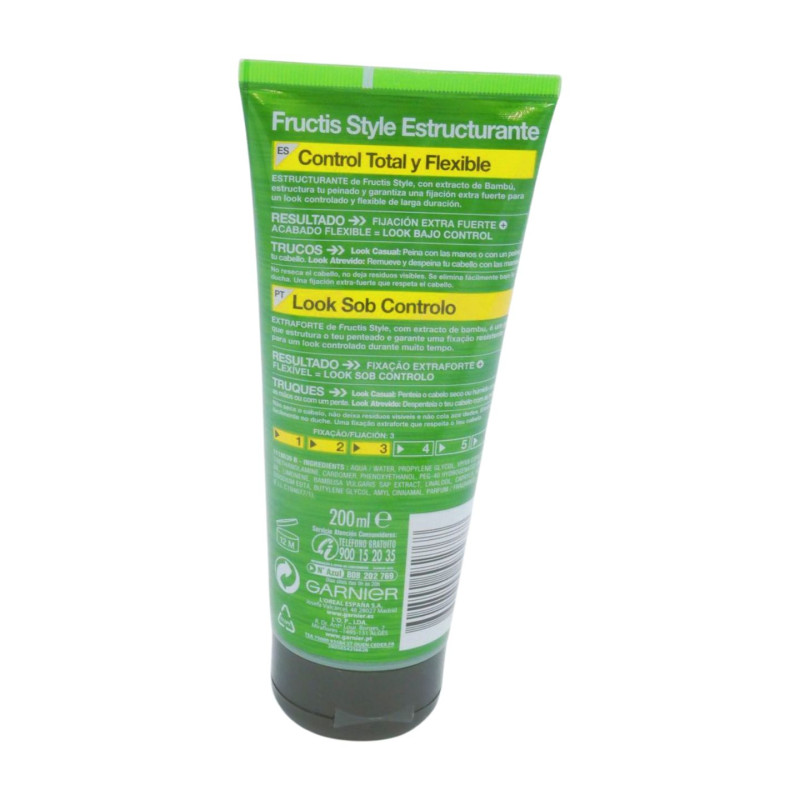 Fructis Style Gel 200 Estructuran. Fuert. N.3