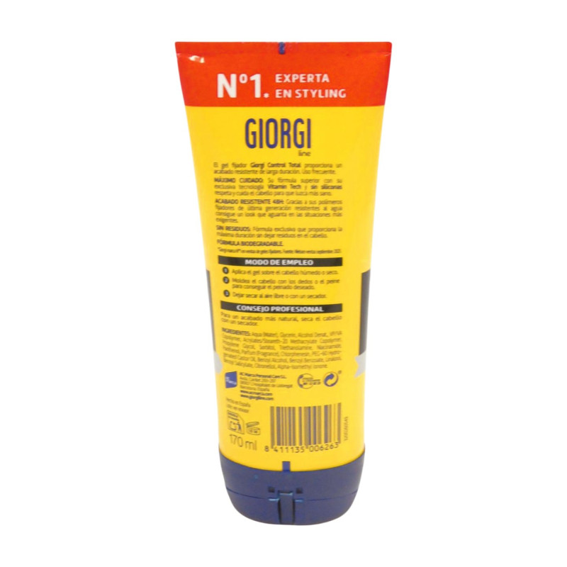 Giorgi Gel Fijador Nº 5 Control Total 170 ml
