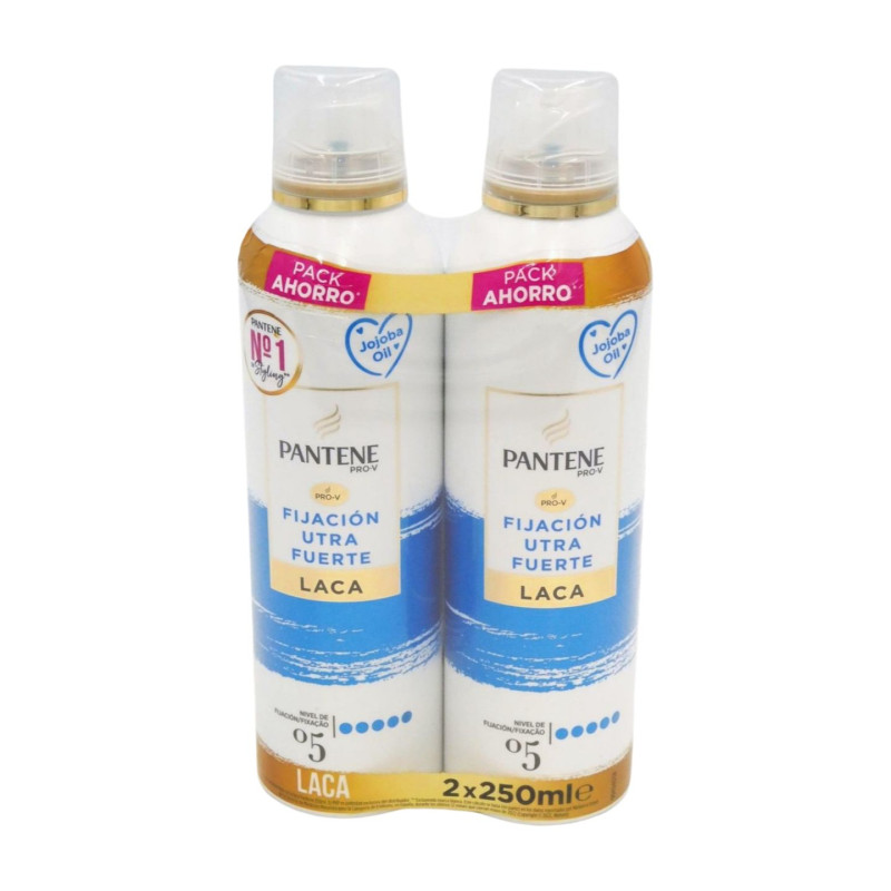 Pantene Pro-V Laca 2X250 Ex.Fuerte 