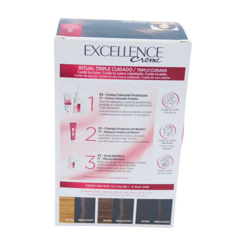 Excellence Creme  Tinte N. 3 Castaño Oscuro 