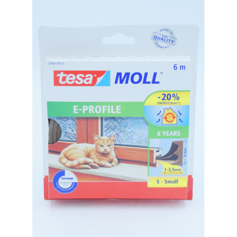 Tesa Moll Caucho Marron 1-3 Mm 6Mt