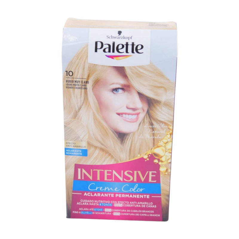 Schwarzkopf Palette Intense N. 10 Rubio Muy Claro