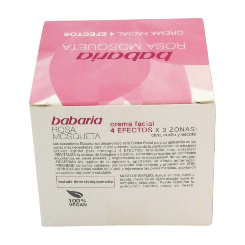 Babaria Crema Facial 4 Efectos 125 ml