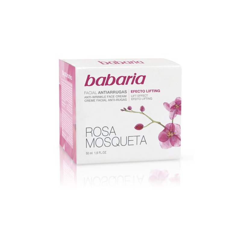 Babaria Crema Facial Antiarrugas Rosa Mosqueta 