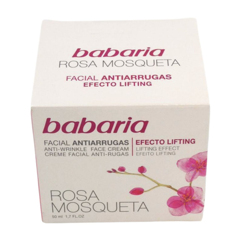 Babaria Crema Facial Antiarrugas Rosa Mosqueta 