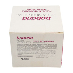 Babaria Crema Facial Antiarrugas Rosa Mosqueta 