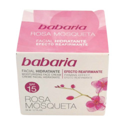 Babaria Crema Facial Hidratante 24H Rosa Mosqueta 