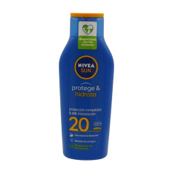 Nivea Sun Solar Leche 400 Ml Spf20 Protege & Hidrata